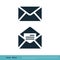 Email Icon Vector Logo Template. Read and Unread Icon Illustration Design. Vector EPS 10