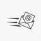 Email illustration. Email marketing icon. Message icon