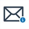 Email information icon. Email detail icon