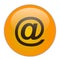 @ email internet orange round crystal gradient button