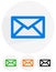 Email, letter, envelope symbols. communication, contact, support