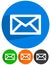 Email, letter, envelope symbols. communication, contact, support