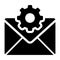 email management icon modern illustration