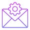 email management icon modern illustration