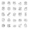 Email Marketing Line Icons Pack