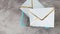 Email marketing and online sales, Mailing List email envelope icon inside shopping cart and camera panning