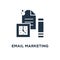 email marketing strategy icon. newsletter, cyber crime, spam attack protection, fraud technology concept symbol design, opened