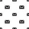 Email message seamless dark on white pattern background mail message correspondence