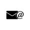 Email open, open email, read email icon or logo