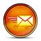 Email option icon shiny bright orange round button illustration