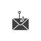 Email phishing vector icon