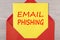 Email phishing Warning Concept