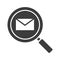 Email search glyph icon