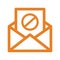 Email Spamming Icon, Spam mailing, wrong e-mail address