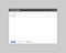 Email template mail mockup window browser. Blank screen gmail template message ui interface