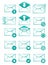 Email and Text Messaging Vector Icon Set