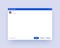 Email window template, new message interface mockup. Computer desktop screen of mail isolated. Abstract symbol of