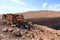 Embalse de los Molinos, Fuerteventura, Canary Islands: the dam wall of the old reservoir