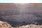 Embalse de los Molinos, Fuerteventura, Canary Islands: the dam wall of the old reservoir