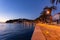 Embankment of Cavtat town at dusk, Dubronick Riviera