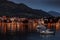 Embankment of Cavtat town after sunset, Dubrovnik Riviera, Croatia