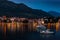 Embankment of Cavtat town after sunset, Dubrovnik Riviera, Croatia