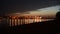 Embankment of the Dnieper Podil Kiev ukraine europe travel night lights of the city tourism