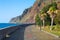Embankment empry promanade Madeira island