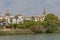 Embankment of Guadalquivir river in Sevilla