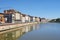 Embankment of the river Arno in Pisa