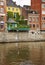 Embankment of Sambre river in Namur. Belgium