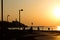 Embankment Tel Aviv. Boardwalk zone. sea view from the promenade. Israel, Tel Aviv.