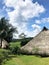 Embera tribe houses - an authentic thatched hut in the indigenous territory in Panama