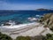 Embiez island landscape, near Bandol, french island in the Mediterranean Sea, France