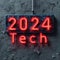 The emblem of 2024. The symbol of the year of Technology