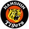 The emblem of the baseball club The Hanshin Tigers. Japan.