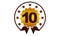 Emblem Best Quality Number 10