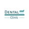 Emblem of dental clinic. Simple design on stomatology.