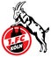 The emblem of the football club `Cologne`. Germany.