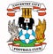 The emblem of the football club Coventry City FC. England