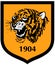 The emblem of the football club `Hull City`. England
