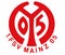 The emblem of the football club `Mainz 05`. Germany.