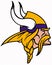 Emblem of the football club Minnesota Vikings. USA.