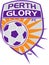 The emblem of the football club Perth Glory. Australia