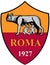 The emblem of the football club `Roma`. Italy