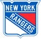 The emblem of the hockey club `New York Rangers`. USA.