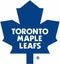 The emblem of the hockey club `Toronto Maple Leafs`. Canada.