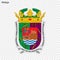 Emblem of Malaga. City of Spain