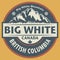 Emblem with the name of Big White, British Columbia, Canada