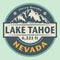 Emblem with the name of Lake Tahoe, Nevada